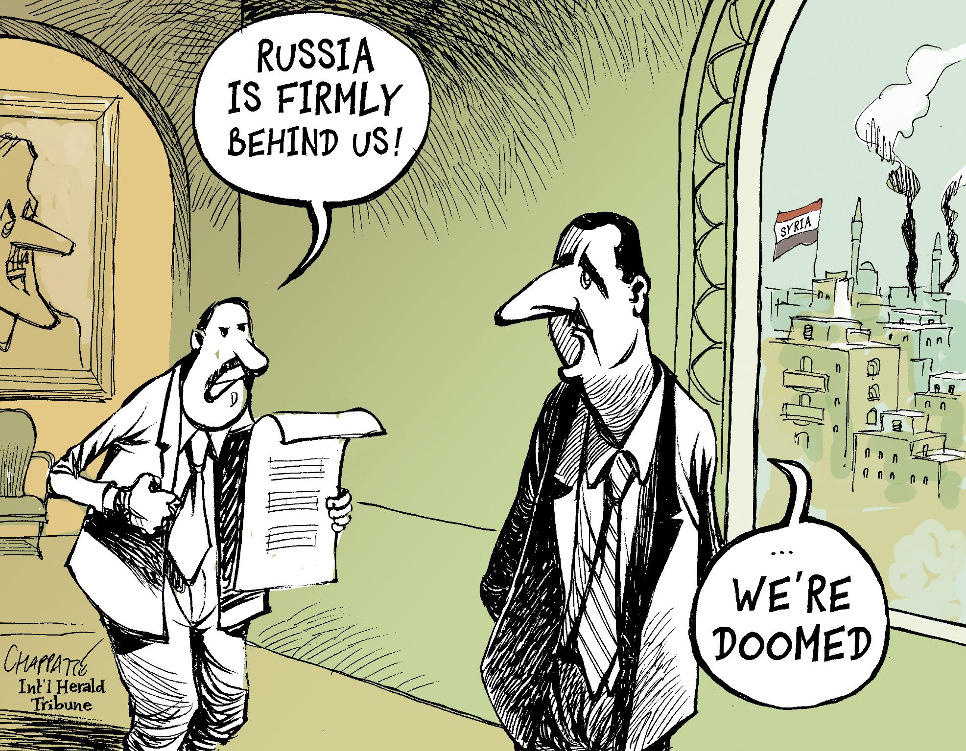 Russia Supports Assad's Regime
