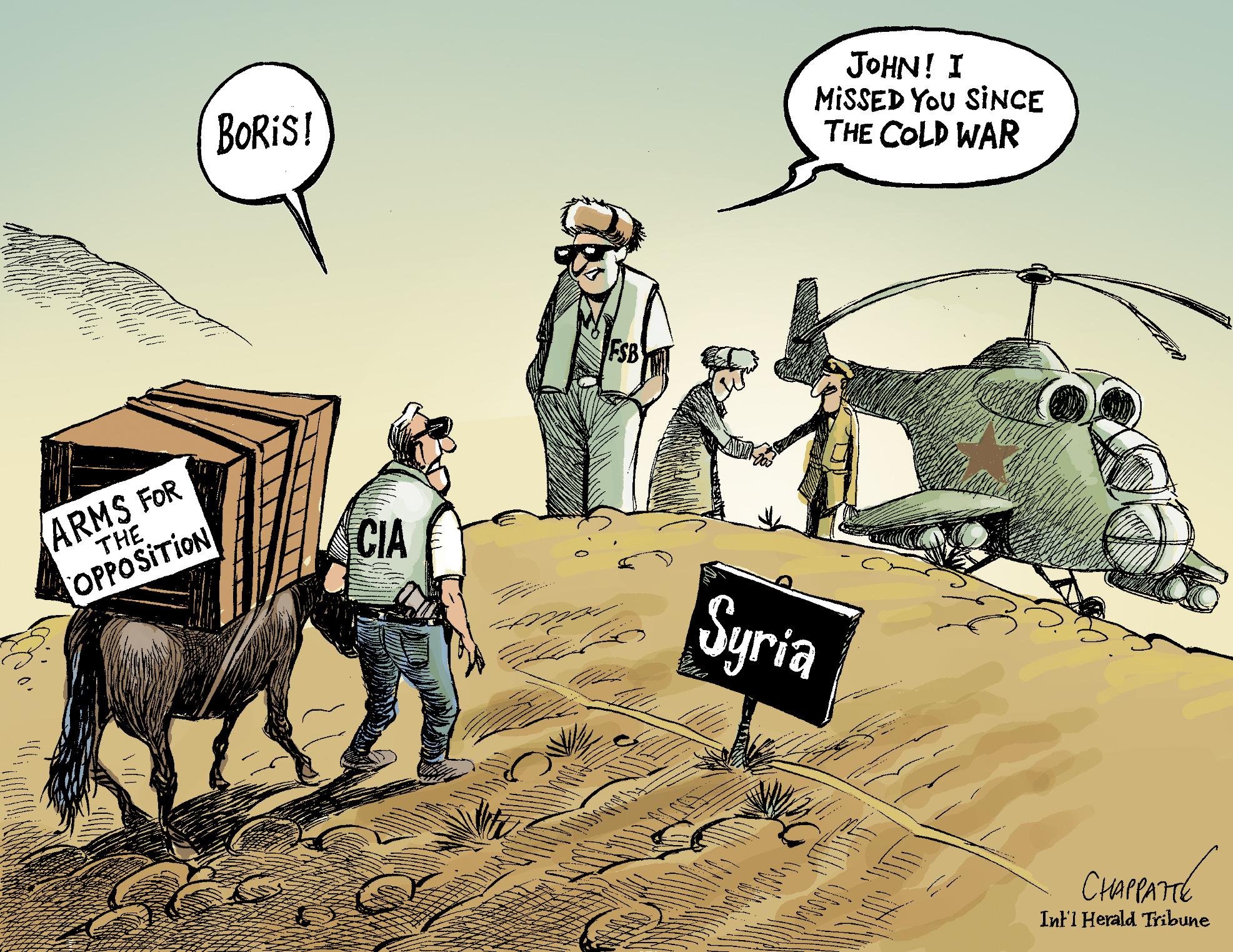 Arms flow to Syria