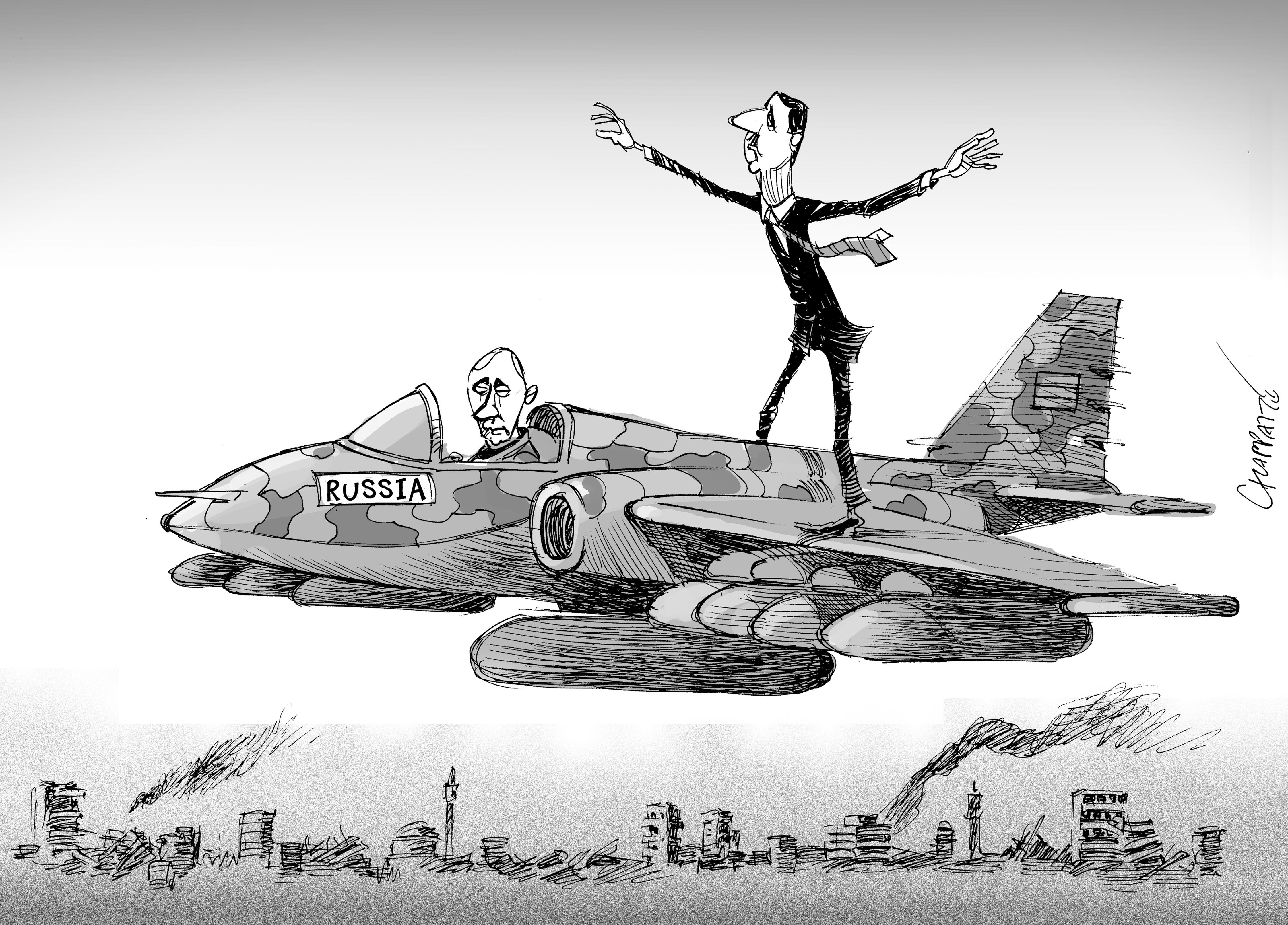 Putin and Bashar al-Assad
