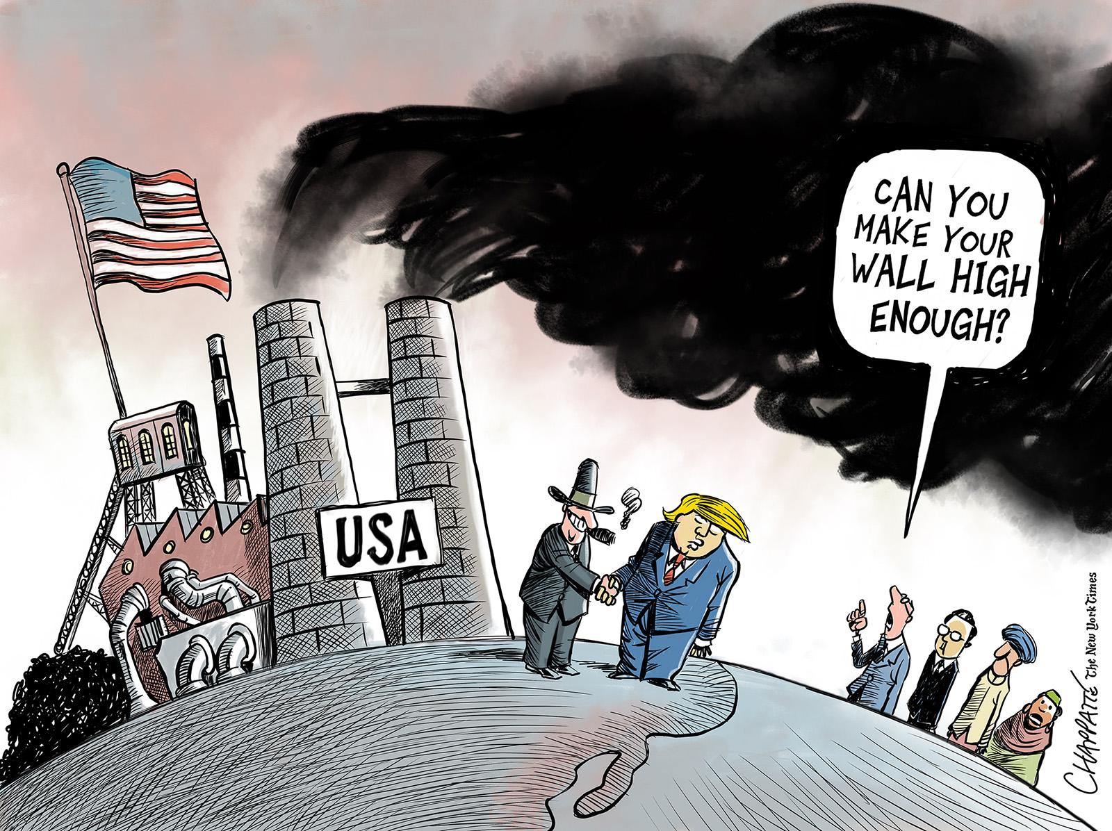Trump leaves the climate accord