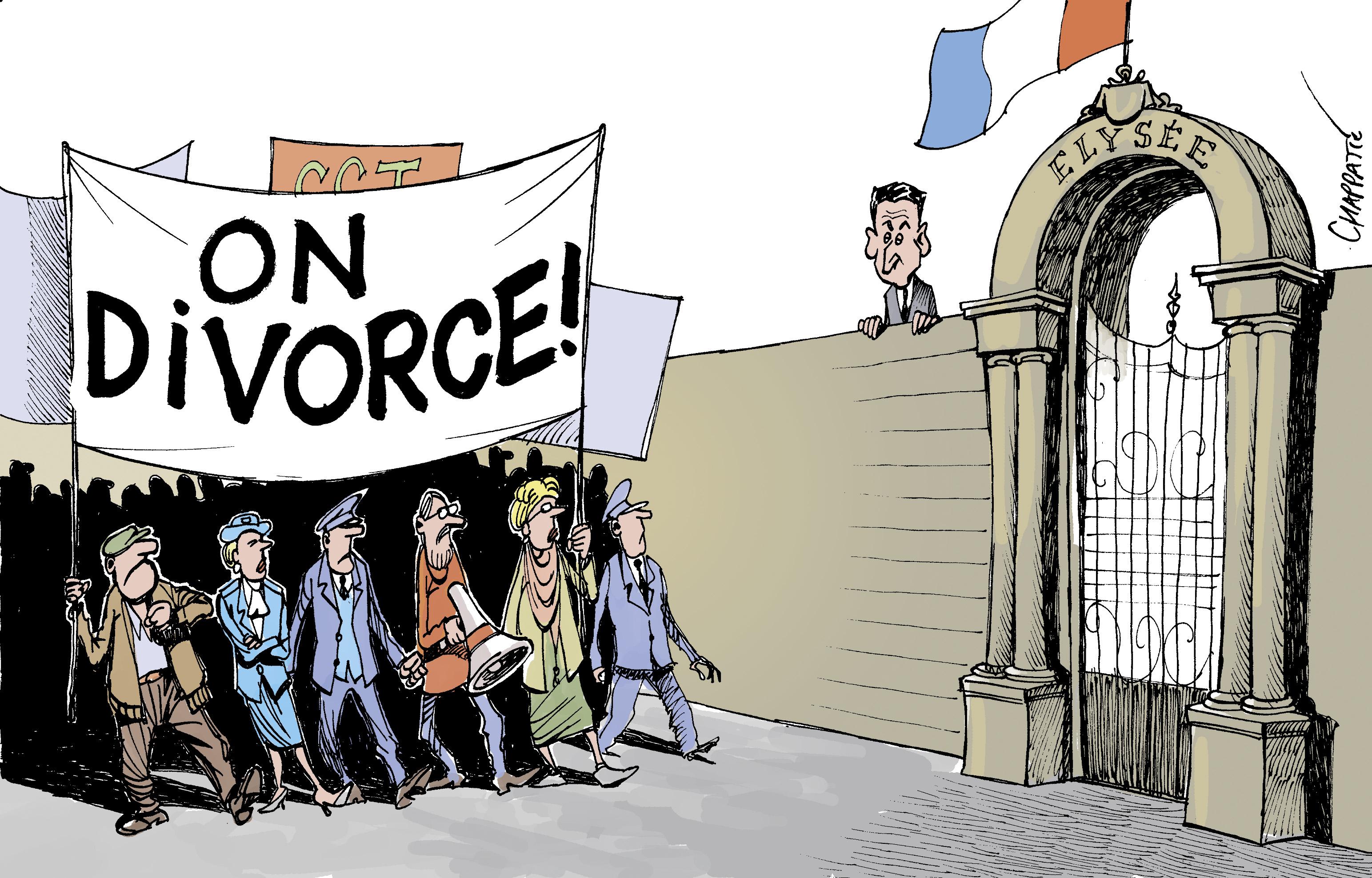Cecilia,grèves: les soucis de Sarkozy