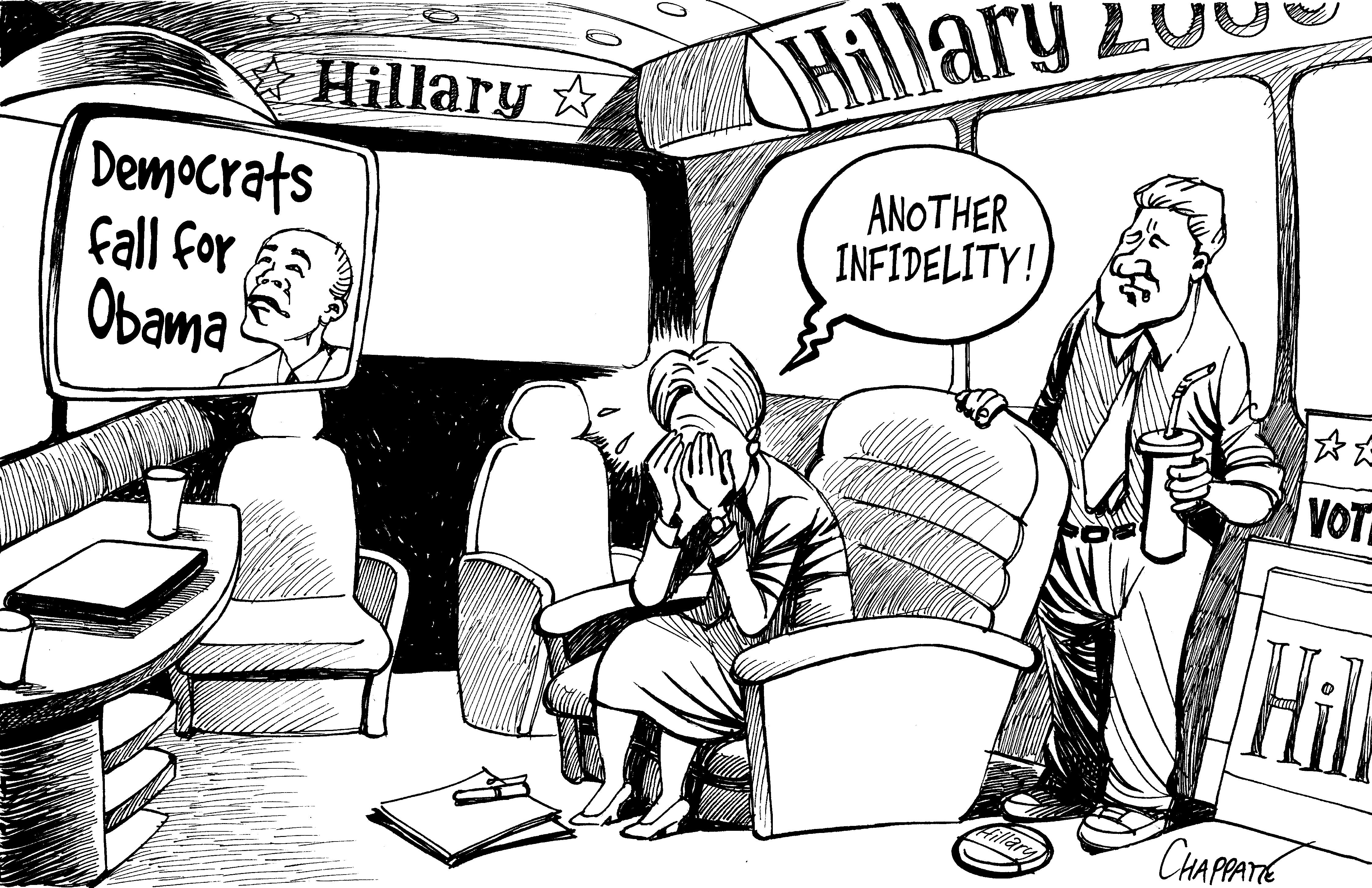 Hillary Clinton in trouble