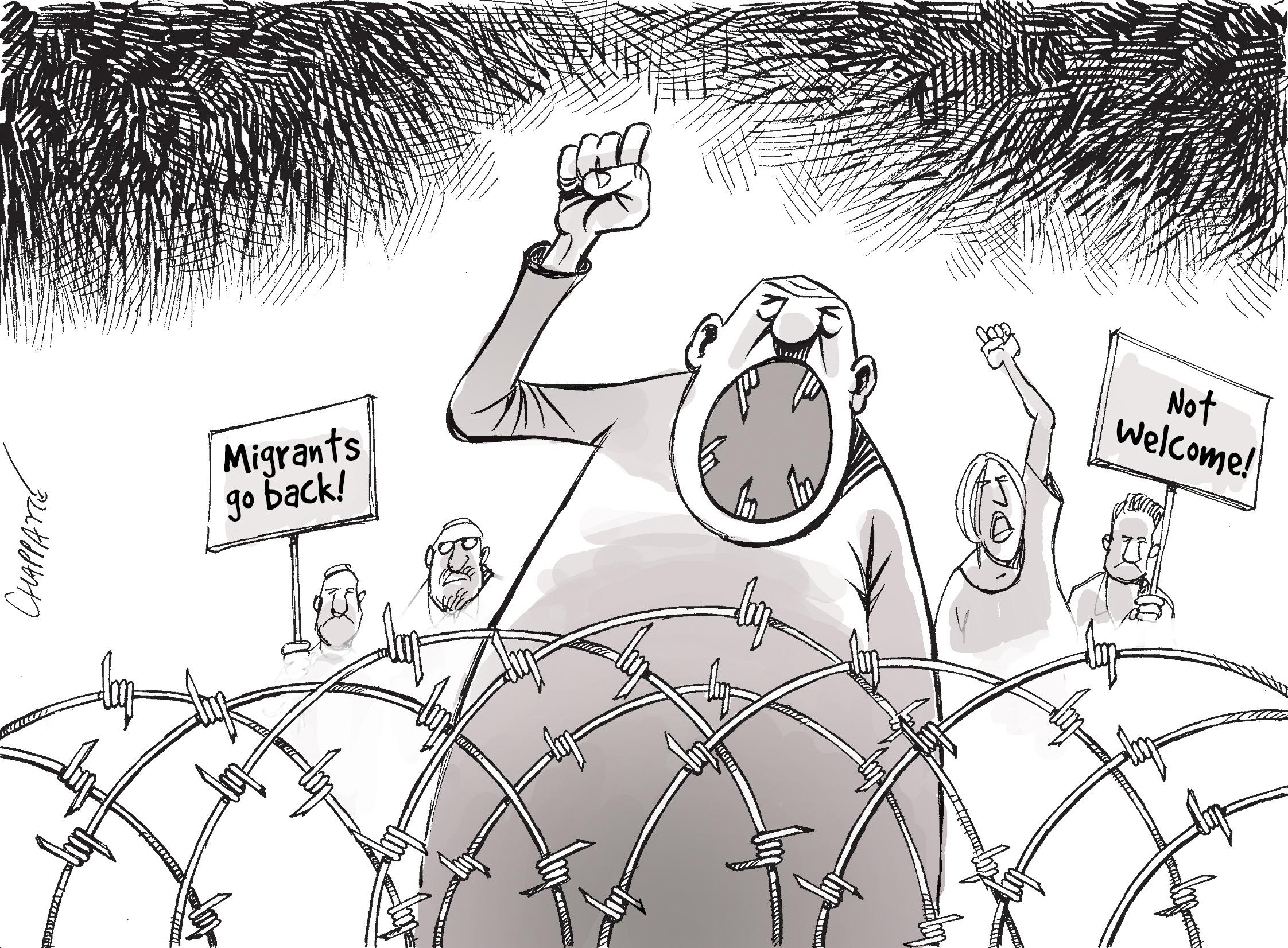 Not Welcome In Hungary!