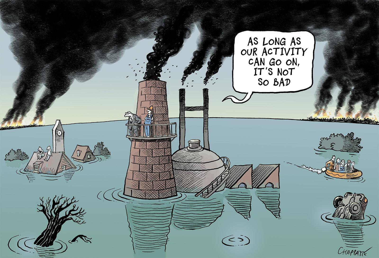 Climate Change | Globecartoon - Political Cartoons - Patrick Chappatte Climate Change | Globecartoon - Political Cartoons - Patrick Chappatte