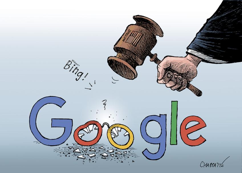 U.S. Justice strikes Google