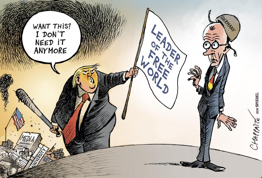 Germany takes the helm