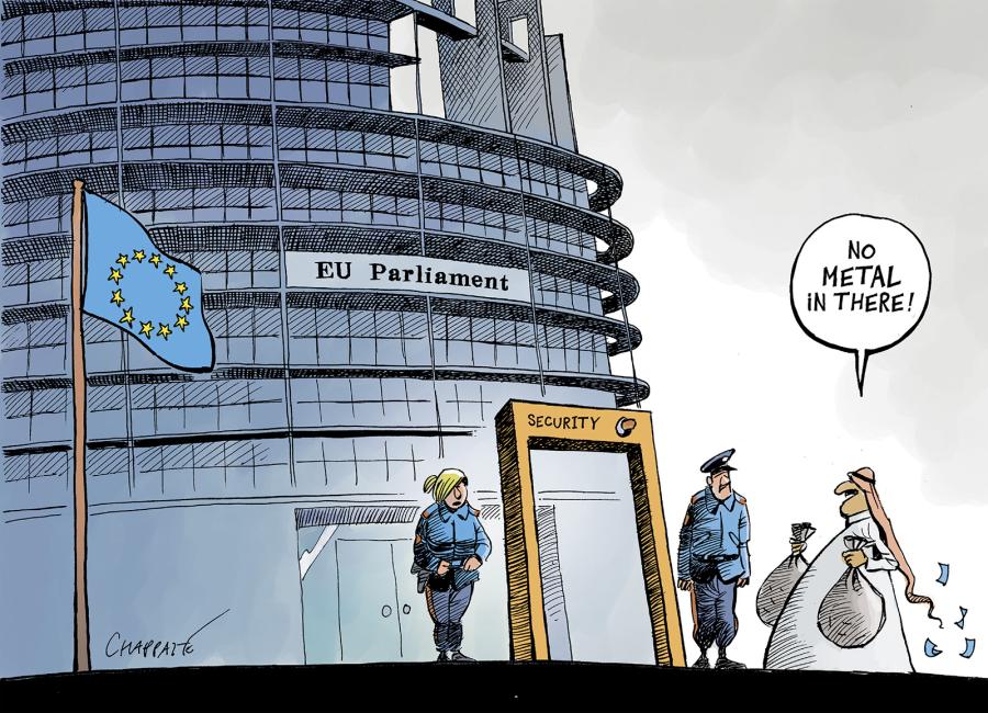 Corruption Scandal At The Top Of The EU | Globecartoon - Political ...