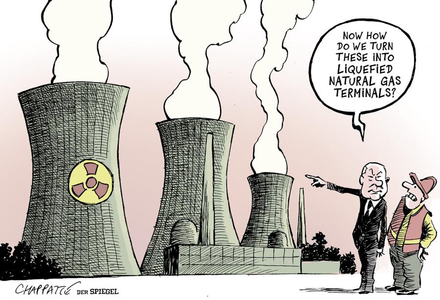 Cartoon Nuclear Power Plant