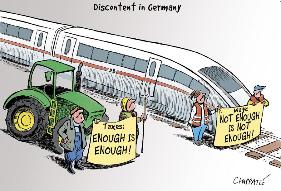 Discontent in Germany 