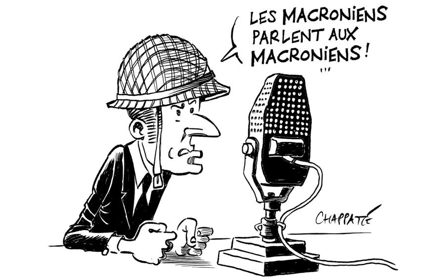 D-Day: Macron débarque 