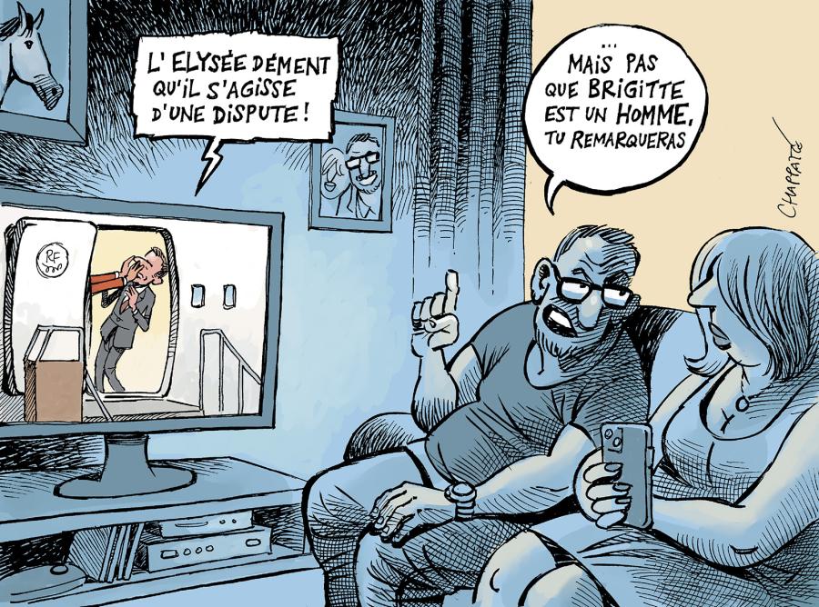 La baffe de Brigitte Macron La baffe de Brigitte Macron