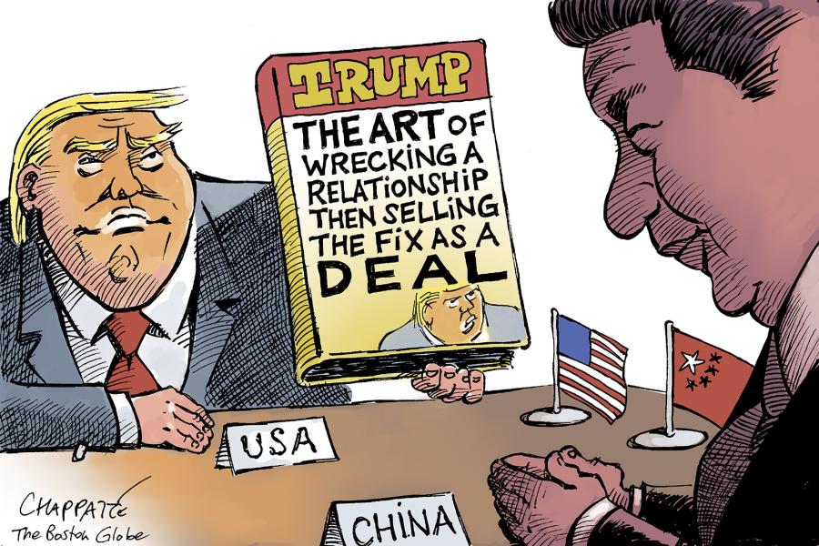 Trump plays his hand with Xi Jinping  Trump plays his hand with Xi Jinping