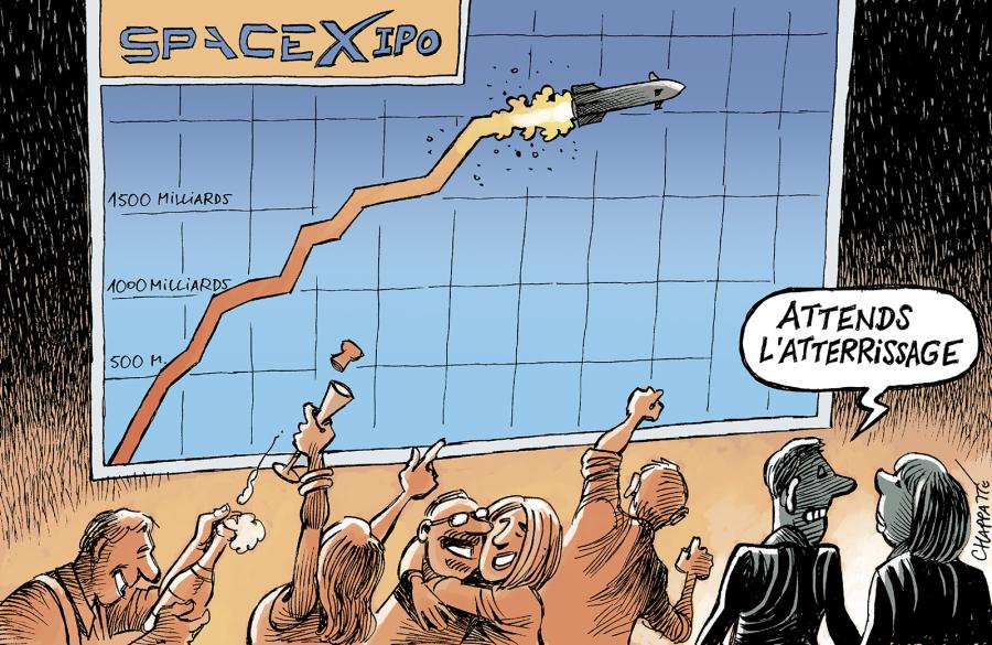 SpaceX fait sauter la Bourse 