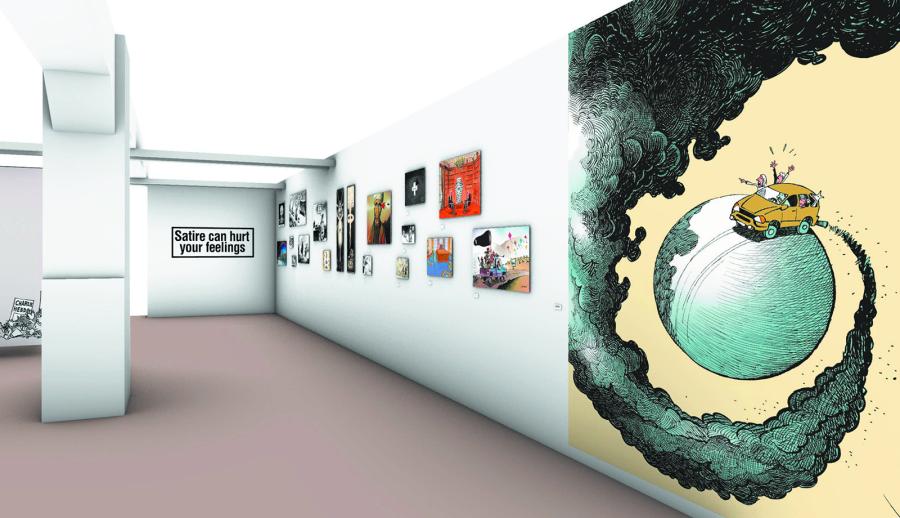360° Tour - Chappatte Cartoon Exhibition