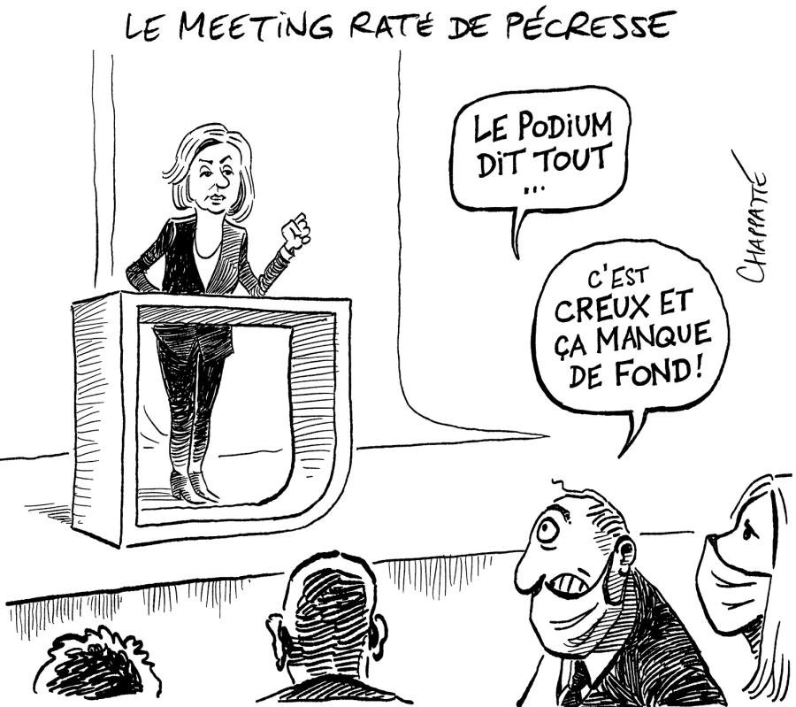 Le meeting raté de Pécresse Le meeting raté de Pécresse