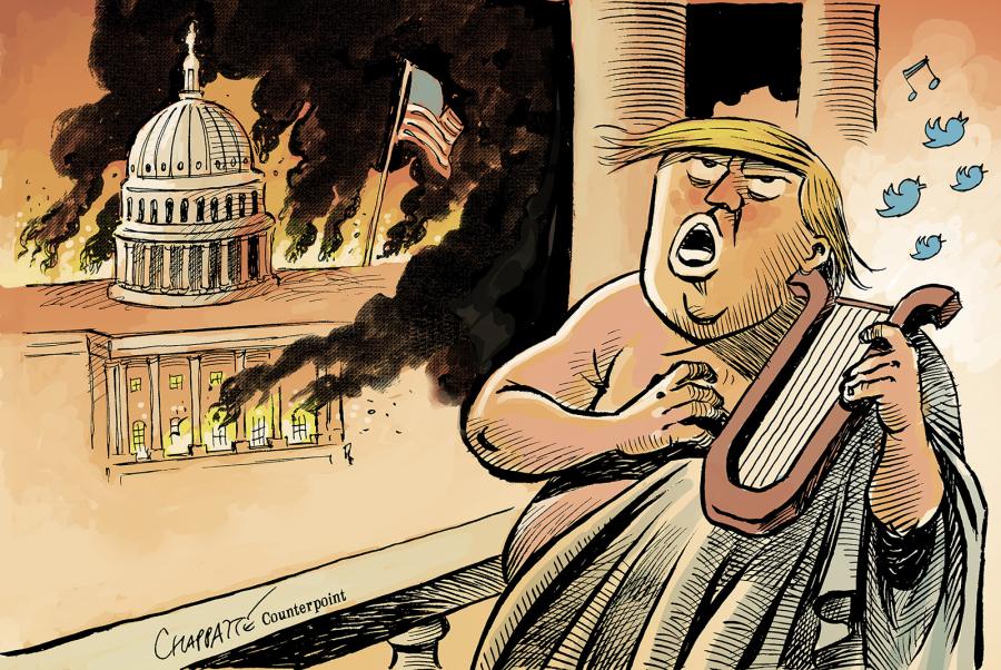 La démocratie américaine brûle La démocratie américaine brûle