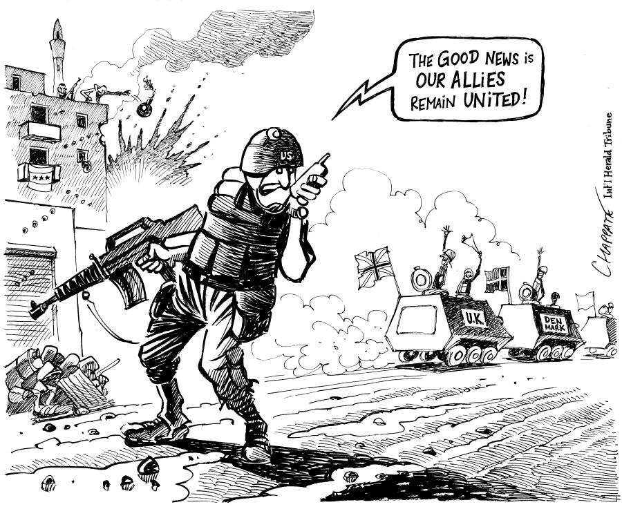 Brits pull out of Iraq | Globecartoon - Political Cartoons - Patrick ...