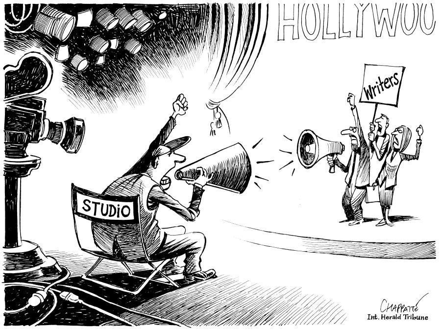 On Strike Cartoon