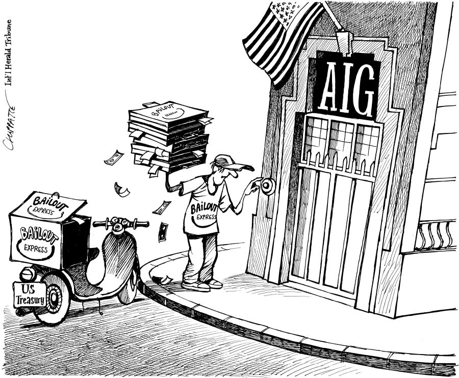 Bailout anyone? Bailout anyone? Bailout anyone?