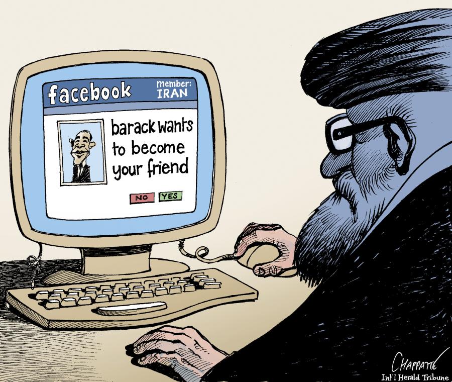 Obama tend la main à l'Iran Obama tend la main à l'Iran