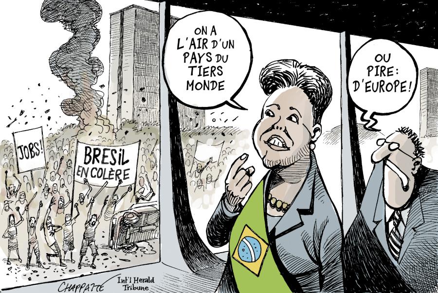 Manifestations au Brésil Manifestations au Brésil