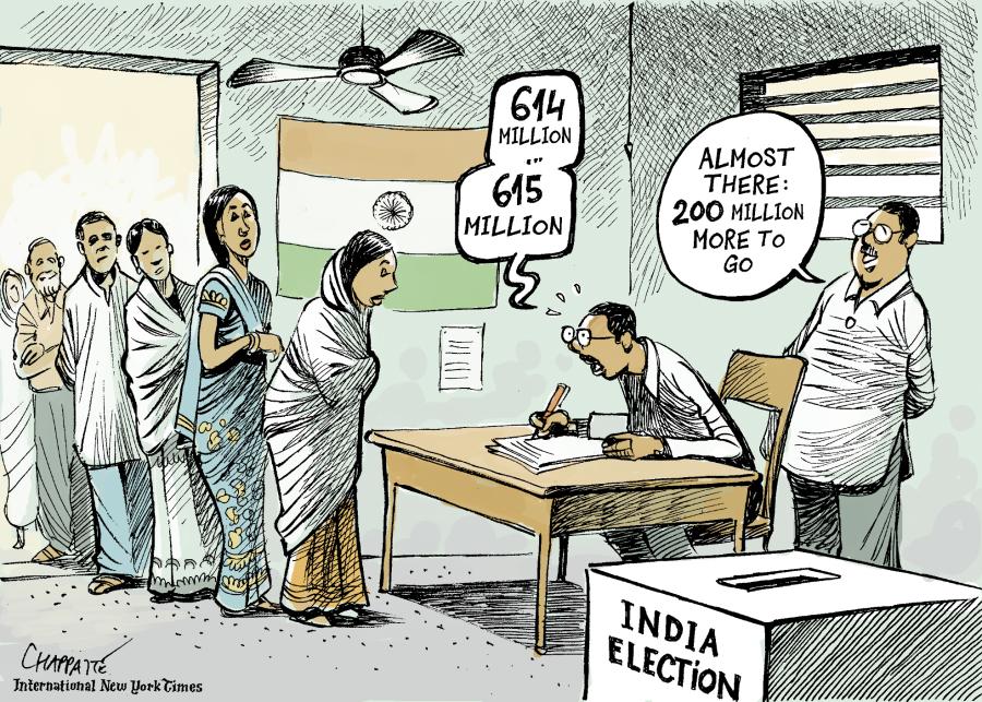 The world's largest democracy votes The world's largest democracy votes