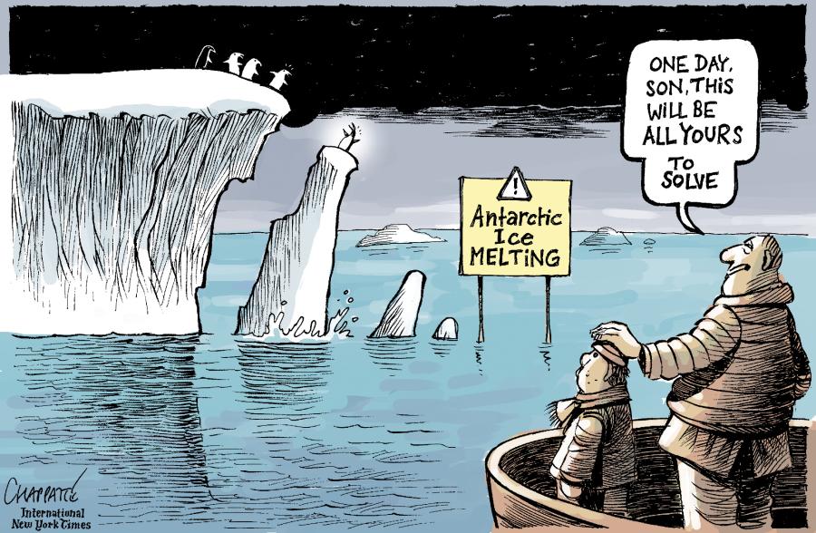 Antarctic ice is melting Antarctic ice is melting