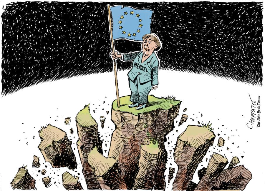 Merkel,toujours debout Merkel,toujours debout