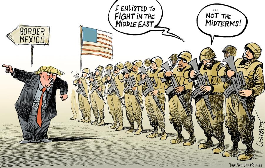 Trump sends troops to the border Trump sends troops to the border