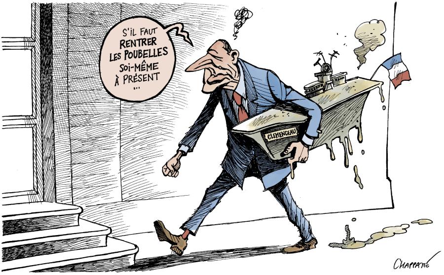 Chirac rapatrie le Clémenceau Chirac rapatrie le Clémenceau Chirac rapatrie le Clémenceau