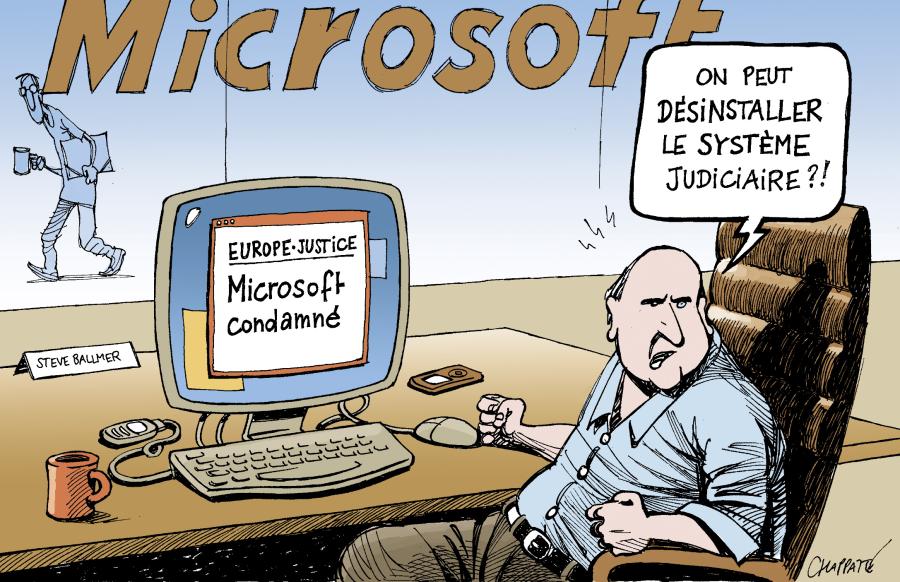La justice européenne condamne Microsoft La justice européenne condamne Microsoft