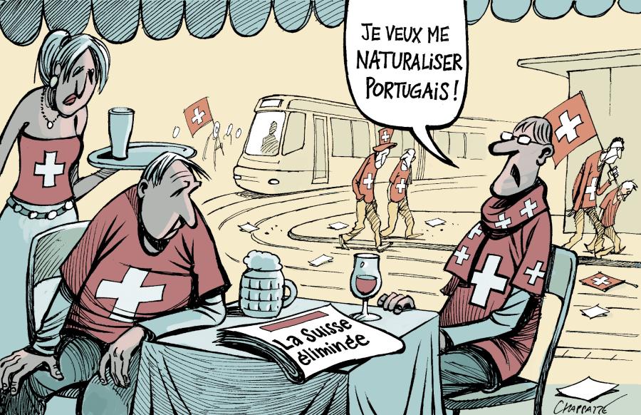 Euro: La Suisse éliminée Euro: La Suisse éliminée