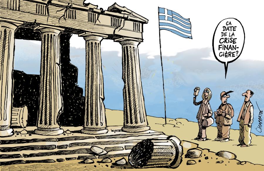 La Grèce au bord de la faillite La Grèce au bord de la faillite