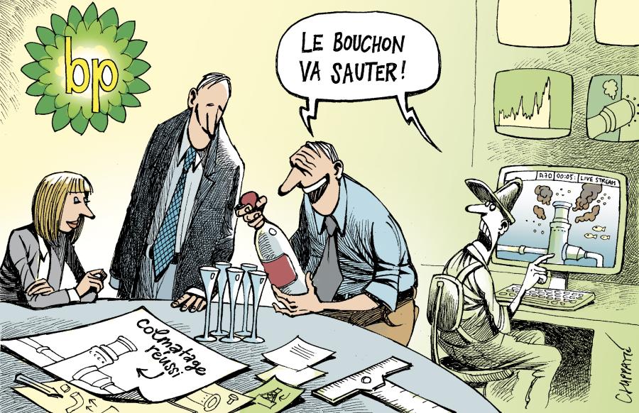 Malgré le colmatage,BP détecte une fuite Malgré le colmatage,BP détecte une fuite Malgré le colmatage,BP détecte une fuite
