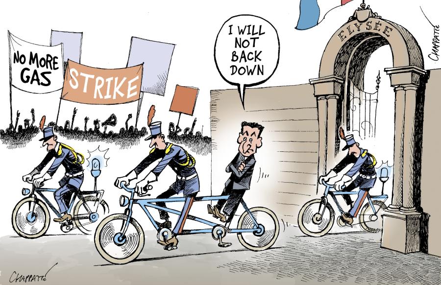 french-strikes-hurt-gas-supplies-globecartoon-political-cartoons