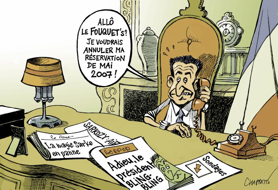 Sarkozy plombé par son image Sarkozy plombé par son image