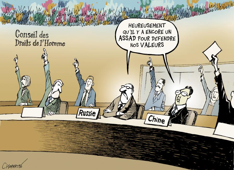 La Syrie condamnée par (presque) tous La Syrie condamnée par (presque) tous