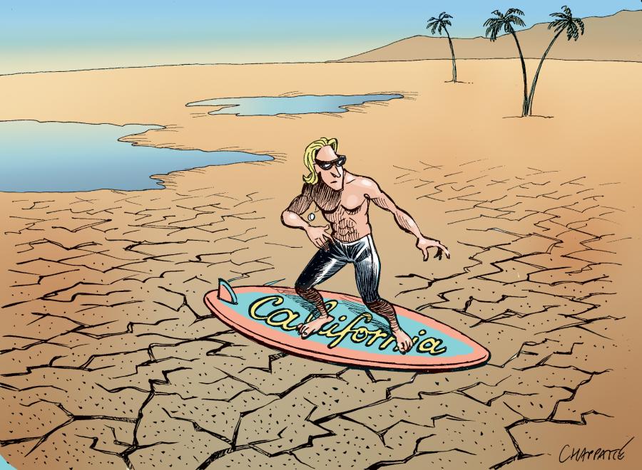 California Drought | Globecartoon - Political Cartoons - Patrick Chappatte