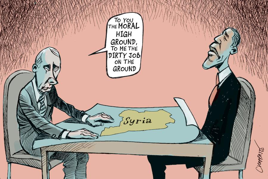 Putin and Obama meeting Putin and Obama meeting