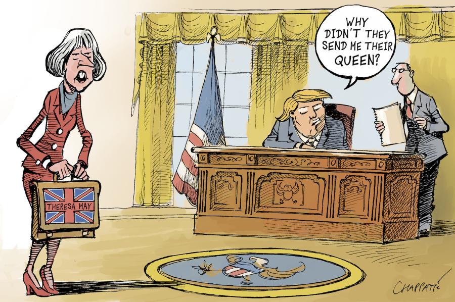 Theresa May visits Donald Trump Theresa May visits Donald Trump