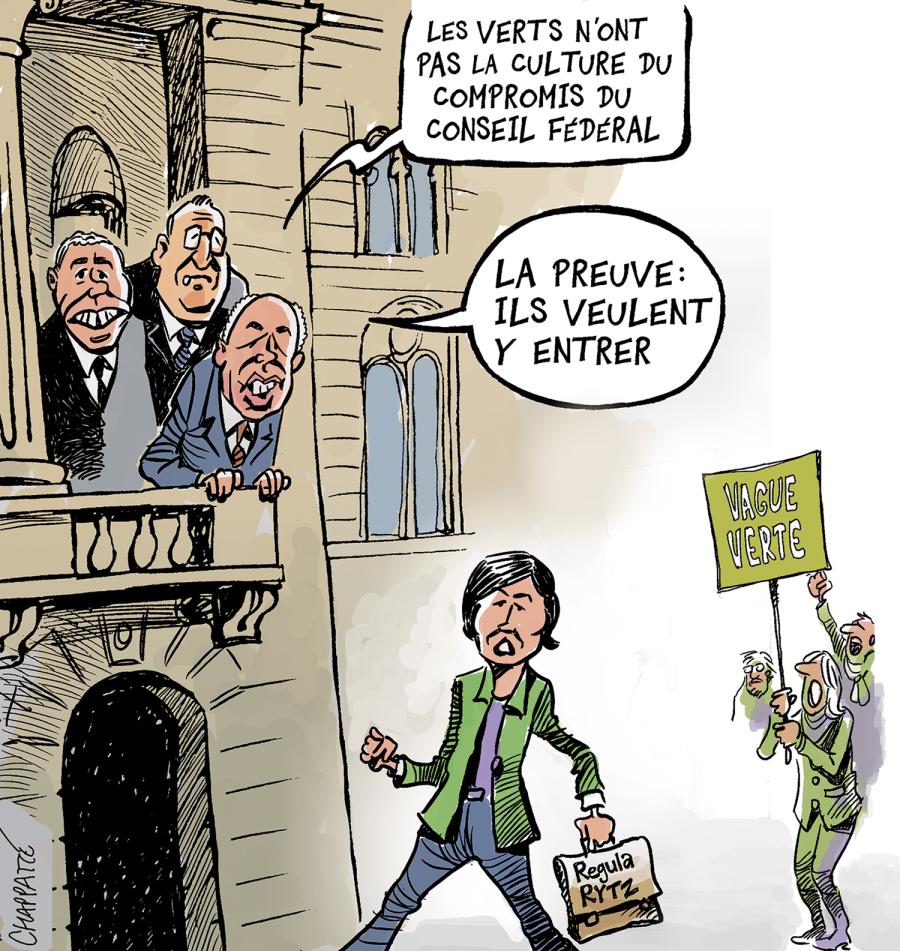 Les Verts veulent un siège au gouvernement Les Verts veulent un siège au gouvernement