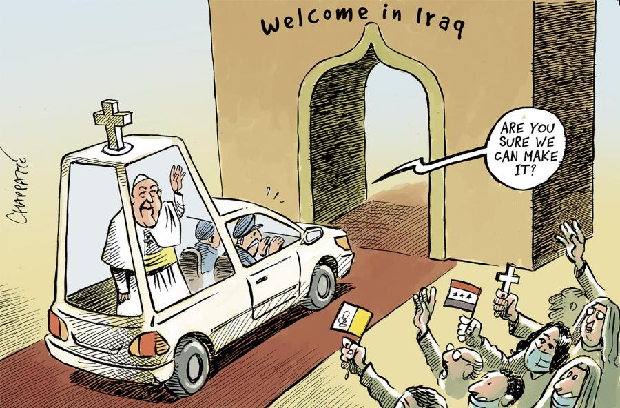 The pope in Iraq The pope in Iraq