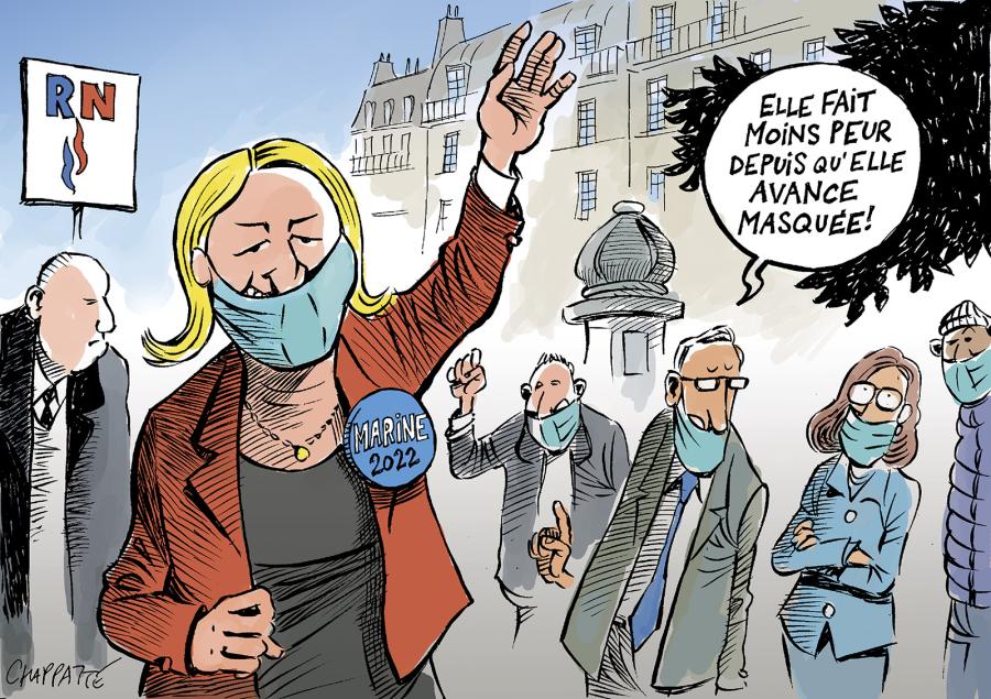 Le Pen bien placée pour 2022 Le Pen bien placée pour 2022