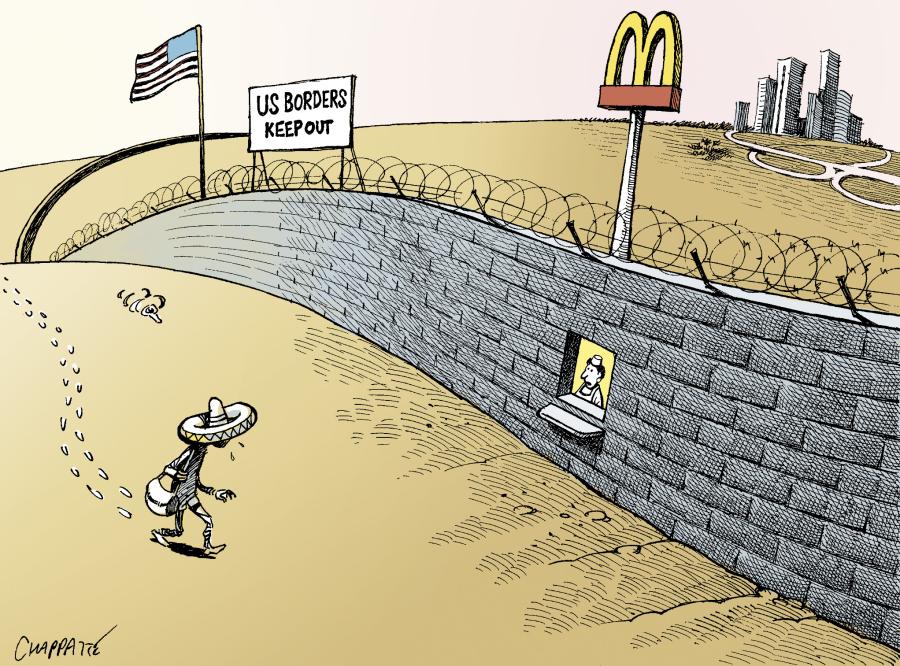 Mur entre les USA et le Mexique Mur entre les USA et le Mexique Mur entre les USA et le Mexique