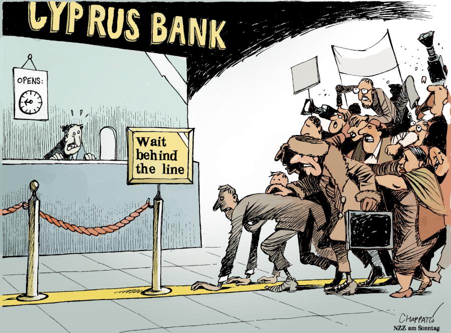 Waiting for Cyprus banks to reopen Waiting for Cyprus banks to reopen