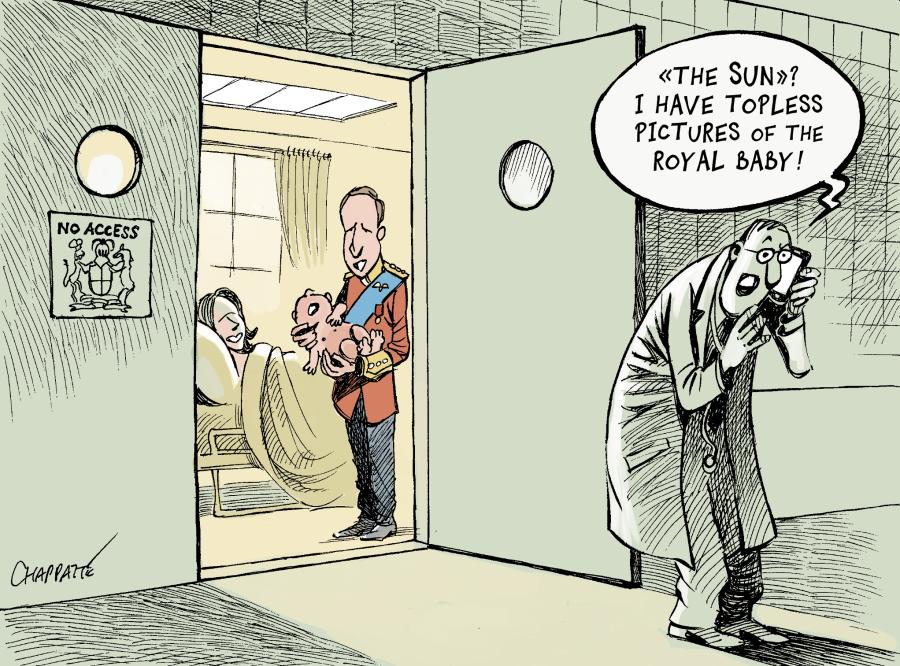 British Royal Baby | Globecartoon - Political Cartoons - Patrick Chappatte