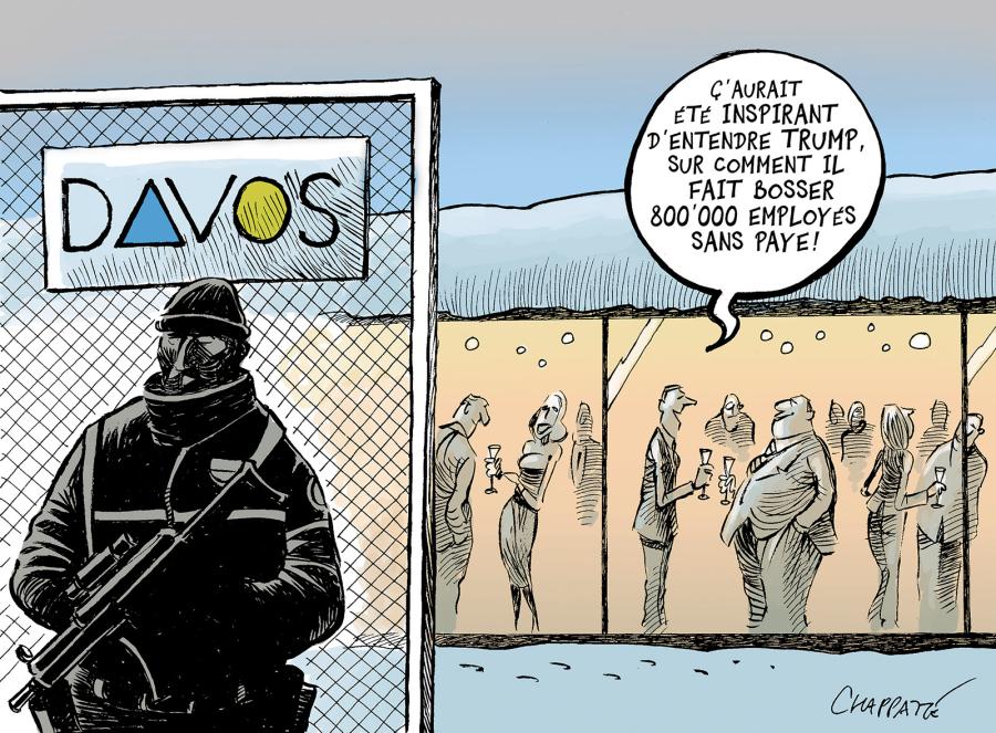 Davos sans Donald Trump Davos sans Donald Trump