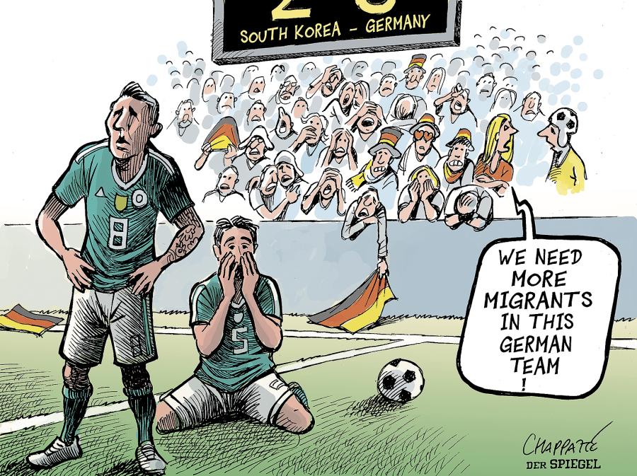 Germany out of the World cup | Globecartoon - Political Cartoons - Patrick  Chappatte
